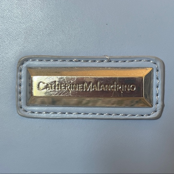 Catherine Malandrino Blue and Yellow Satchel - Picture 2 of 4